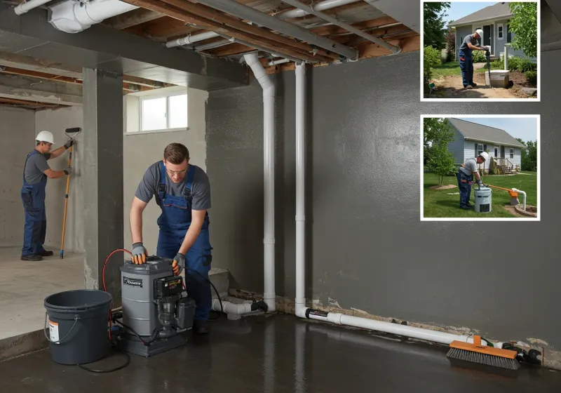 Basement Waterproofing and Flood Prevention process in Scottsburg, IN